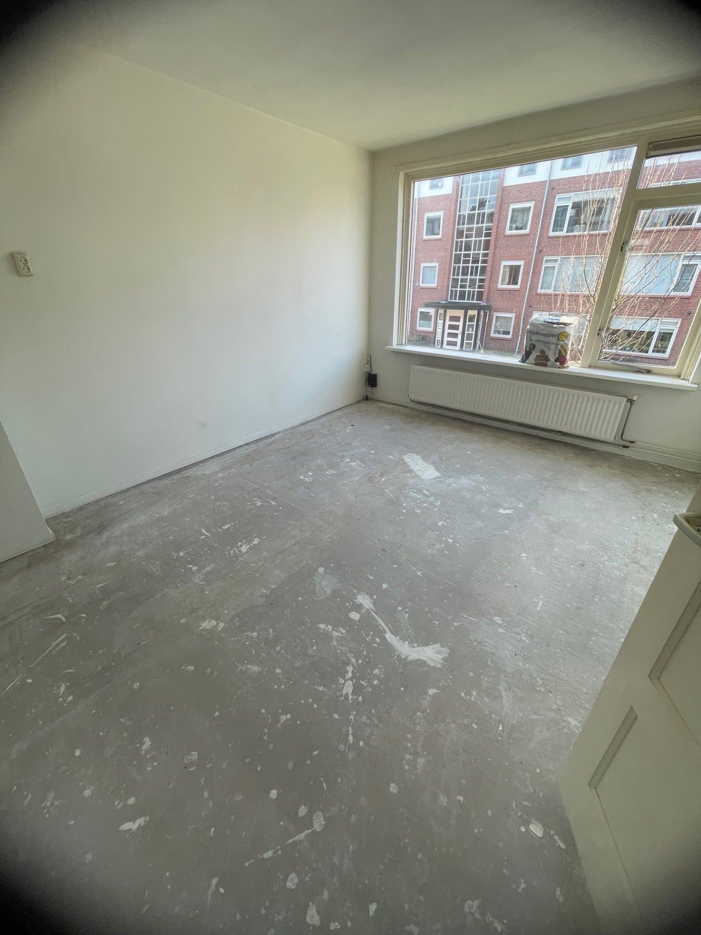 Woning voor de start van een ontruiming in Groningen
